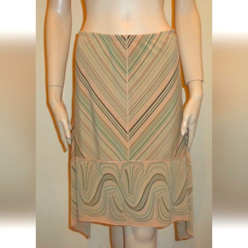 Max Studio Multi Color Asymmetrical Hem Slip On L… - image 2